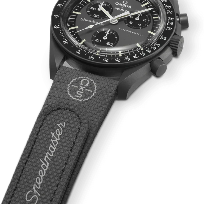 MOONSWATCH RUBBER DARK GREY/BLACK