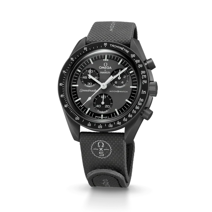 MOONSWATCH RUBBER DARK GREY/BLACK