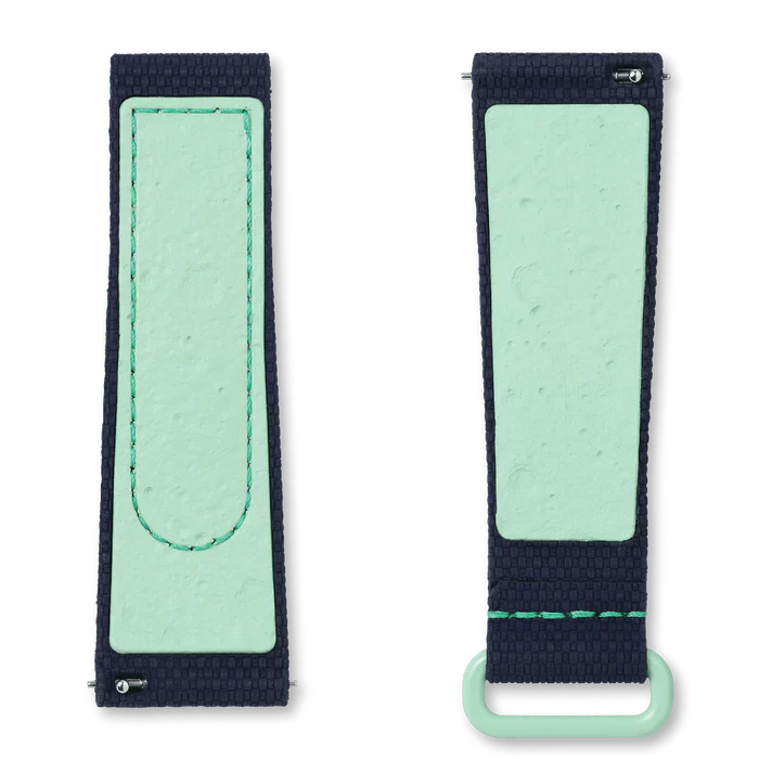 DARK BLUE/GREEN RUBBER MOONSWATCH