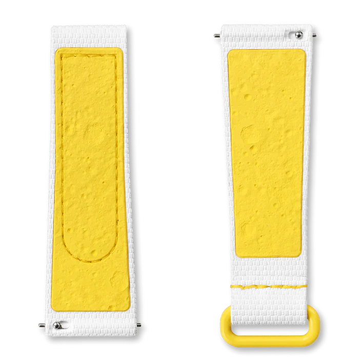 MOONSWATCH WHITE/YELLOW RUBBER