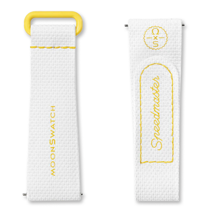MOONSWATCH WHITE/YELLOW RUBBER