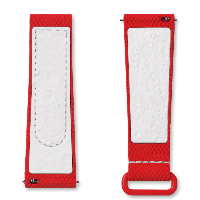 MOONSWATCH RED/WHITE RUBBER