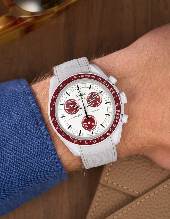 Premium Curved Rubber Strap - Gray