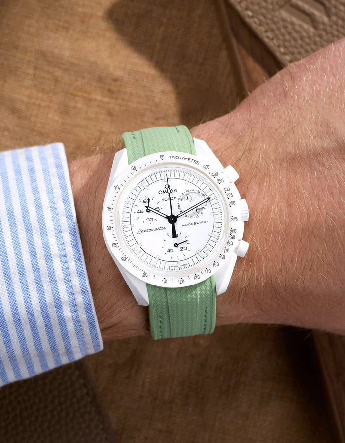 Premium Curved Rubber Strap - Mint