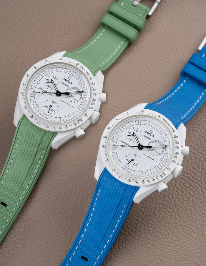 Premium Curved Rubber Strap - Mint