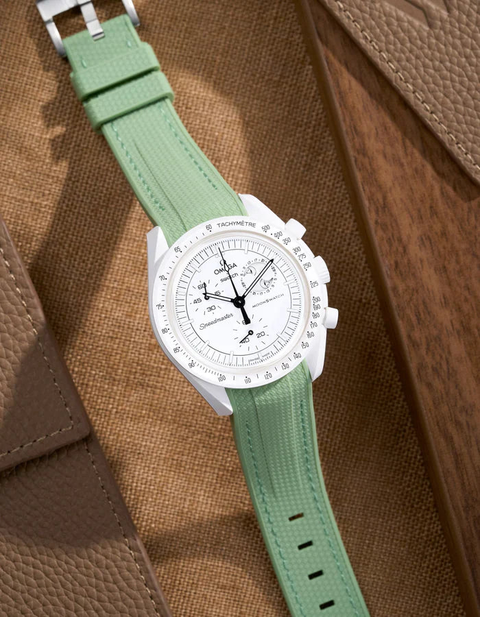 Premium Curved Rubber Strap - Mint