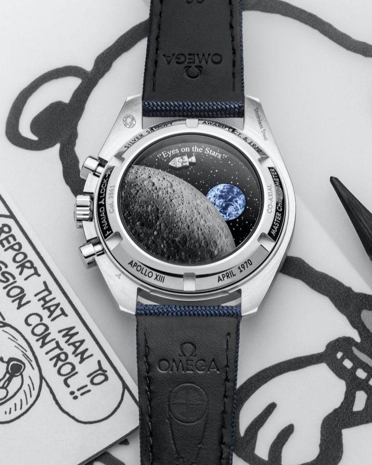 Omega Speedmaster Silver Snoopy Anniversary Series